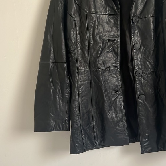 Great vintage leather jacket /blazer - Picture 3 of 6